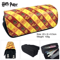 Harry Potter Hot Movie Pen Case Popular Design Anime PU Pencil Bag 100g