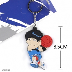 Slam Dunk Cosplay Cartoon Soft Plastic Rukawa Kaede Pendant Anime Keychain