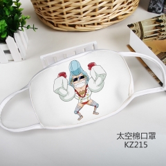 One Piece Color Printing Space Cotton Material Anime Mask