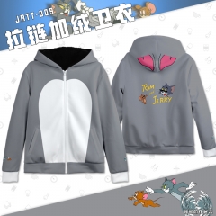 Tom and Jerry Cosplay Berber Fleece Sweatshirt Anime Hooded Hoodie
