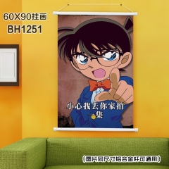Detective Conan Decorative Walls Cartoon Anime Plastic Bar Wallscroll