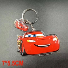 Cars Lightning McQueen Cartoon Figures Wholesale Anime Acrylic Keychain
