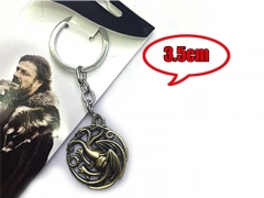 Game of Thrones Movie Popular Anime Logo Alloy Keychain