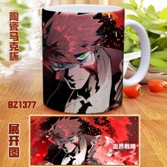 Blood Blockade Battlefront Color Printing Cartoon Ceramic Mug Anime Cup