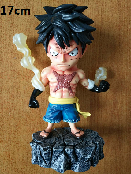 One Piece Luffy Cartoon Toys Model Japanese Anime PVC Figure 17cm
