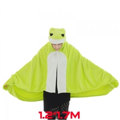 Travel Frog Hot Game Cartoon Costume Anime Plush Cloak 1.2*1.7m 400g