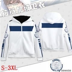 Love and Producer Cartoon Sweatshirts Wholesale Zipper Thick White Anime Hoodie