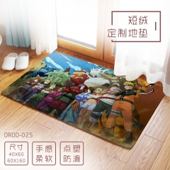Naruto Cartoon Fluff Custom Wholesale Anime Carpet 40*60cm
