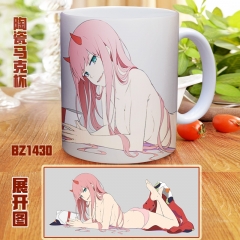 DARLING in the FRANXX Cartoon Color Printed Ceramics Anime Mug Cup