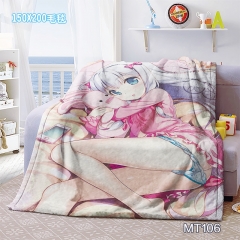 Eromanga Sensei Cartoon Mink Velvet Material Anime Blanket