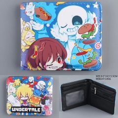 Undertale Cosplay Cartoon Game Purse Sans PU Leather Anime Wallet