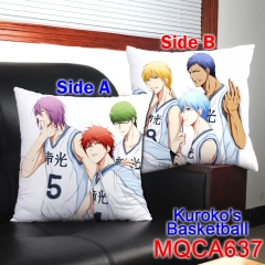 Kuroko no Basuke Japanese Sports Cartoon Two Sides Print Soft Anime Pillow 45*45CM