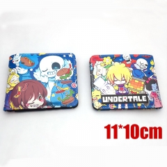 Undertale Cartoon Purse Wholesale Anime PU Leather Short Wallet