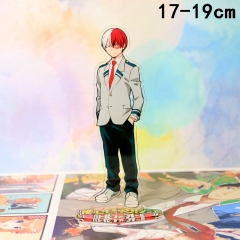 My Hero Academia Todoroki Shoto Cartoon Toys Double Side Printed Anime Standing Plates Acrylic Figure