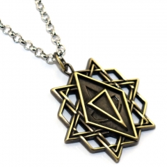 Assassin's Creed Cosplay Gold Color Pendant Anime Necklace