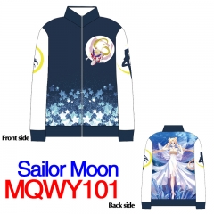 Sailor Moon Beautiful Girl Fashion Cosplay Good Quality Anime Warm Zipper Hoodie