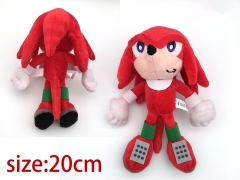 Sonic Cosplay Game Knuckles the Echidna Cartoon Doll Anime Plush Toy
