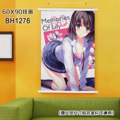Saekano: How to Raise a Boring Girlfriend Decorative Walls Cartoon Anime Plastic Bar Wallscroll 60*90CM
