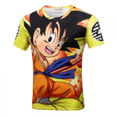 Dragon Ball Z New Designs Cartoon Wholesale Printed Anime Short Sleeve T Shirt