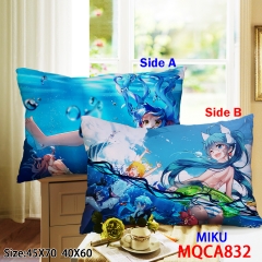 Hatsune Miku Two Sides Comfortable Anime Print Pillow 40*60CM