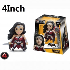 Wonder Woman Cartoon Toys Popular Super Hero Anime Figure With Cape 4Inch
