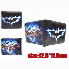 Detective Batman Cartoon Purse Hot Sale Movie PU Leather Anime Wallet 12.5*11.5cm