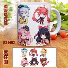 Popular Game Cartoon Color Printed Ceramics Anime Mug Cup