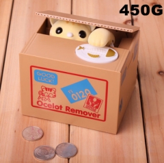 Lucky Cat Funny Stealing Money For Kids Toy Anime Money Pot