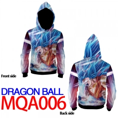 Dragon Ball Z Fashion Warm Print With Hat Long Sleeve Anime Hoodie