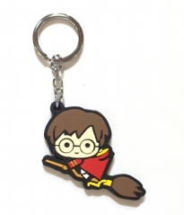 Harry Potter Famouse American Magic Movie Fashion Cosplay Anime Alloy Keychain