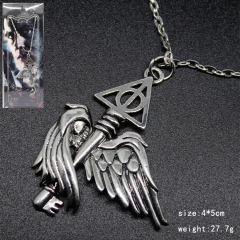 Harry Potter Cosplay Wing Decoration Magic Wand Anime Necklace