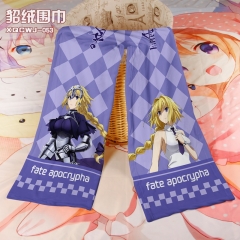 Fate Stay Night  Cosplay Colorful Mink Velvet Material Anime Scarf