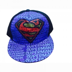 Superman Cartoon Baseball Cap Wholesale Movie Canvas Anime Hat