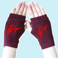 Fate Stay Night Ryunosuke Uryu Wine Color Anime Knitted Gloves 14*8CM