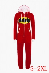 Batman American Movie Super Hero Red Fashion Warm Anime Pyjamas