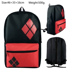 Suicide Squad Famous Anime Movie Canvas Backpack Students Bag