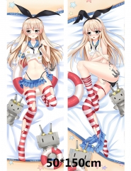 Game Kantai Collection Anime Cute Girl Fancy Printed Long Pillow