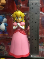 Super Mario Bro Peach Princess Cartoon Toys Game Anime PVC Figures