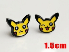 Pokemon Pikachu Cartoon Fashion Jewelry Japanese Anime Earring 1.5CM