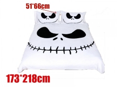 Nightmare Before Christmas Movie Jack Skellington Bedclothes Anime Quilt Cover