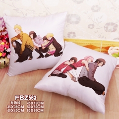 Naruto Cartoon Soft Wholesale Printed Square Anime Pillow 45*45CM