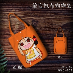 Himouto! Umaru-chan Cartoon Canvas Shoulder Bags Anime Shopping Bag
