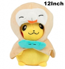 Pokemon Cosplay Pikachu Rowlet For Kids Doll Anime Plush Toy
