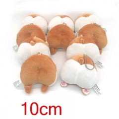 Japanese Cute Dog Corgi Anime Fancy Plush Pendant 10pcs/set