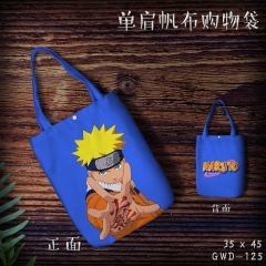 Naruto Cosplay Japanese Cartoon Canvas Anime Shopping Bag