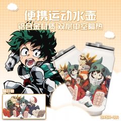 Boku no Hero Academia Cosplay Aluminum Alloy Anime Vacuum Cup