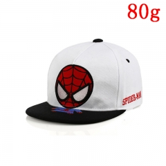 Marvel Comics Spider Man Movie White Cosplay Hat Hip Hop Anime Baseball Cap 80g