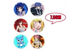 Japanese Cartoon Fairy Tail Fancy Anime Pins Set