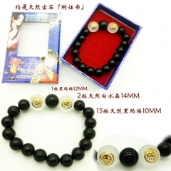 One Piece Natural Black Color Bangles Popular Jewelry Anime Bracelet
