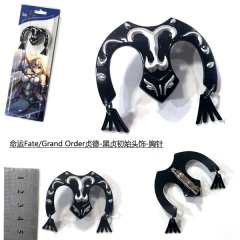 Fate Grand Order Cosplay Cartoon Decoration Headdress Anime Brooch